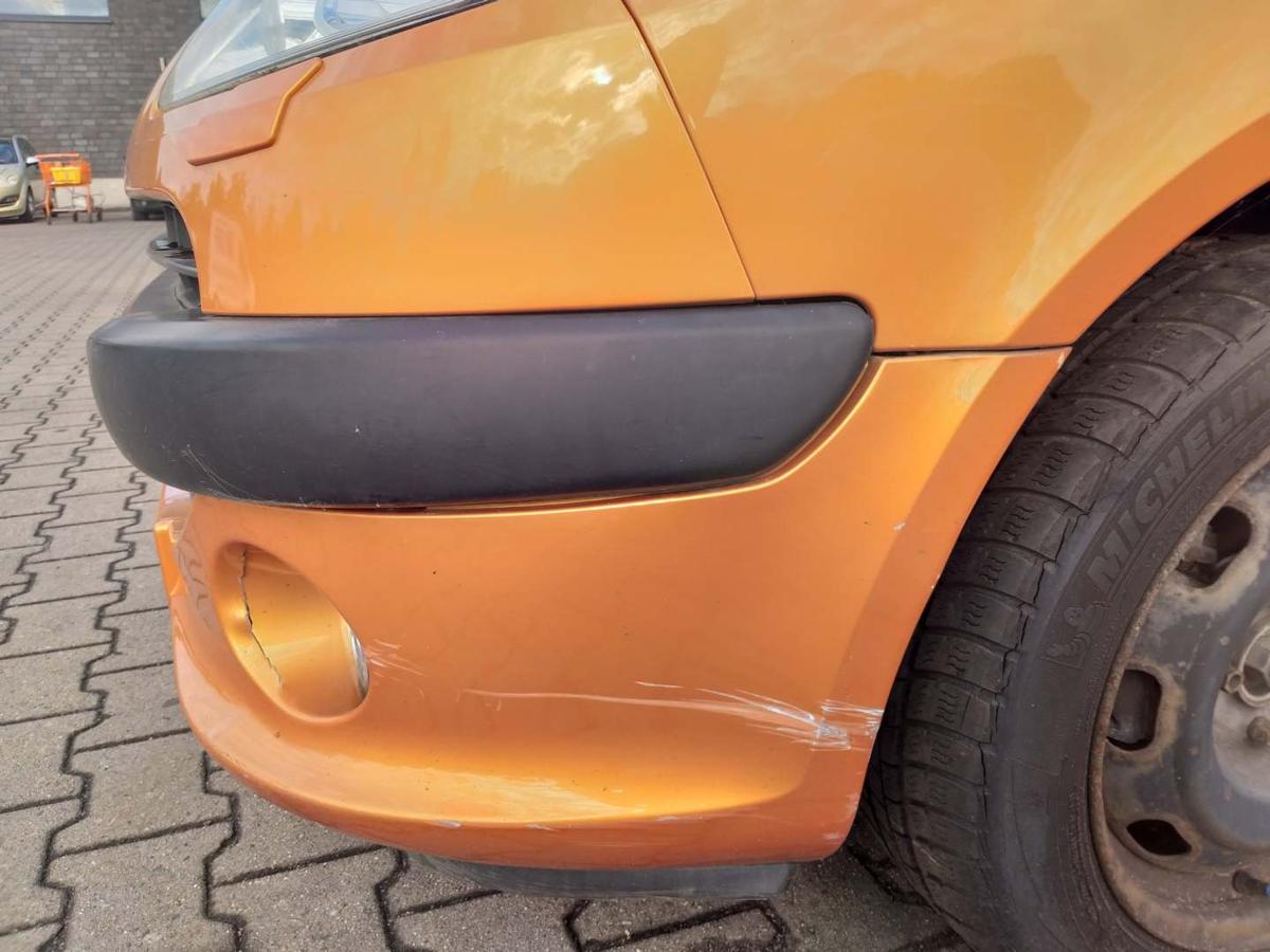 Peugeot 1007 original Stoßstange Stossfänger vorn KHW Orange Salamanque Bj.2005
